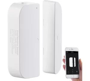 Luminea Home Control WLAN-Tür & Fensteralarm von Luminea