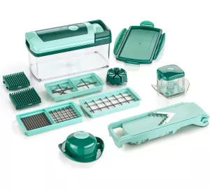 Genius Nicer Dicer Fusion (13-tlg.) in petrol von Genius