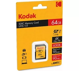 Kodak SDXC UHS-I U3 Class 10 von Kodak
