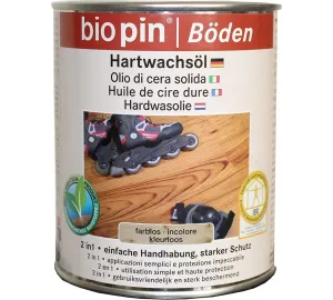 Bio Pin Böden Hartwachsöl von Biopin