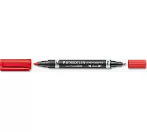 Staedtler Lumocolor permanent duo in schwarz von STAEDTLER