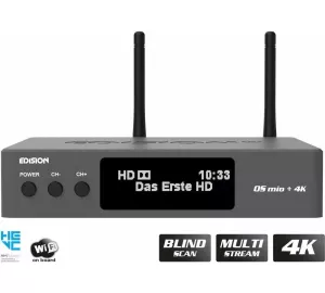 Edision OS mio+ 4K S2X + S2/T2/C von EDISION