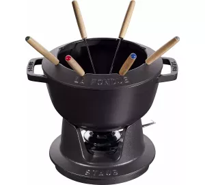 Staub Fondue Set Gusseisen  von Staub