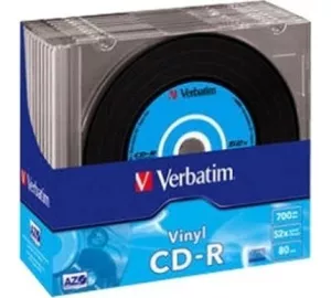 Verbatim CD-R AZO Data Vinyl 700 MB 52x (10 Slim) von Verbatim