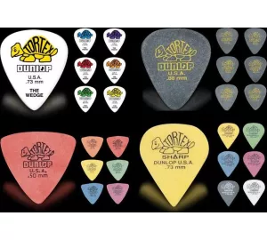 Jim Dunlop Tortex-Picks von Dunlop