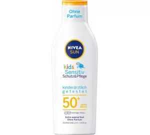 Nivea Sun Kids Sensitiv Sonnenmilch 50+, ohne Parfüm von NIVEA