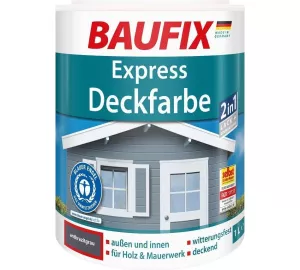 Baufix Express-Deckfarbe in weiß von BAUFIX