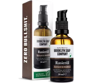 Brooklyn Soap Company Rasieröl Rizinusöl & Menthol von Brooklyn Soap Company