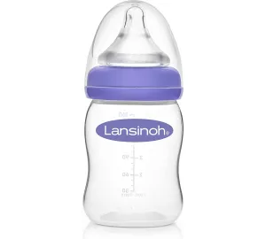 Lansinoh Weithalsflasche mit Natural Wave Sauger S, 160 ml von Lansinoh