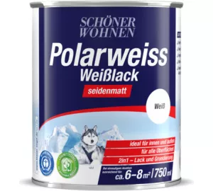 Schöner Wohnen Polarweiss Weißlack in weiß von SCHÖNER WOHNEN