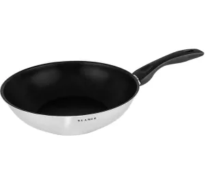Klamer Profi Edelstahl-Wok in weiß von KLAMER