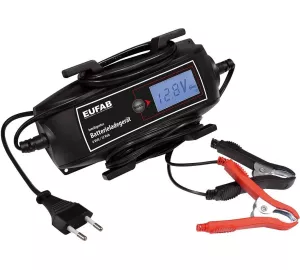 Eufab Intelligentes Batterieladegerät, 6/12 V, 4 A, 16616 von EUFAB