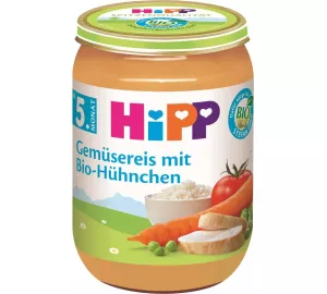 HiPP Gemüsereis mit Bio-Hühnchen von HiPP