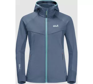 Jack Wolfskin Hydro Grid Fleece in lila von Jack Wolfskin
