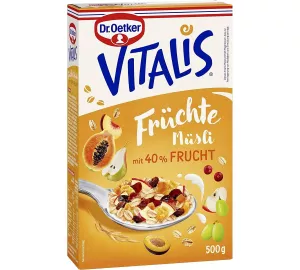 Dr. Oetker Vitalis Früchtemüsli von Dr. Oetker
