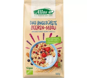 Allos Das ungesüßte Beeren-Müsli von Allos