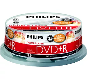 Philips Inkjet Printable DVD+R DL 8.5GB 8x von Philips