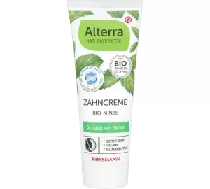 Rossmann / Alterra Zahncreme Bio-Minze von Alterra