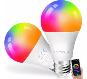 Antela 9W WLAN RGBCW Birne E27 von ANTELA