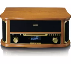 Lenco TCD-2571WD in braun von Lenco