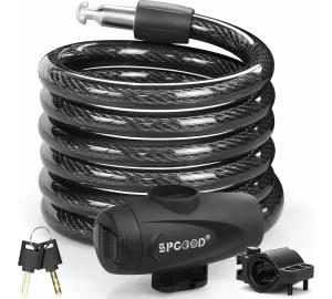 Spgood Spiralkabelschloss 120 cm von SPGOOD