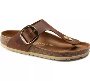 Birkenstock Gizeh Big Buckle Naturleder Geölt Damen von BIRKENSTOCK