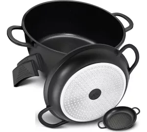 TLESS 2in1 Aluguss Bräter mit Deckel von TLESS
