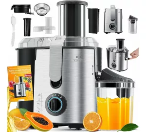 Kesser Entsafter in schwarz von Kesser