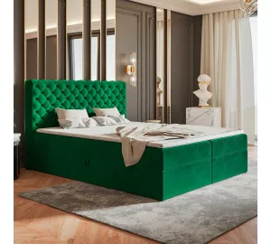 Motivena Nero Chesterfield Boxspringbett von MOTIVENA