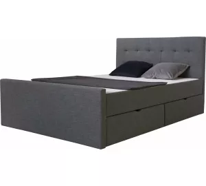 Homestyle4u Polsterbett mit 2 Bettkästen und Lattenrost von Homestyle4u