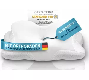 Glückstoff Orthopädisches Kissen in grau von Glückstoff