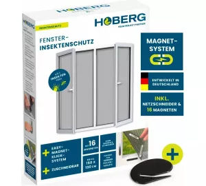 Hoberg Insekten- & Pollenschutzgitter mit Magnetbefestigung von Hoberg