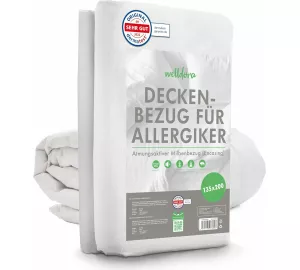 Welldora Deckenbezug für Allergiker in weiß von welldora