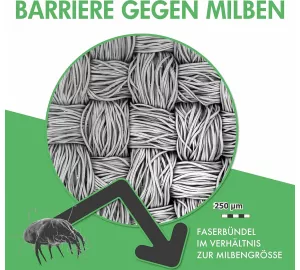 Welldora Kissenbezug für Allergiker (2er-Set) in weiß von WELLDORA