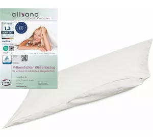 Allsana sensitive care Milbendichter Kissenbezug in weiß von allsana