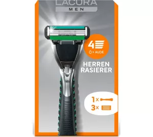 Aldi Lacura Men Herren Rasierer 4 Klingen von Lacura