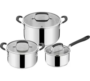 Tefal Jamie Oliver Edelstahl-Topfset E318S6 von Tefal