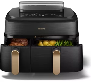 Philips Airfryer 5000 Series Steam Dual Basket NA552/00 von Philips