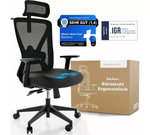 Ella Health BV Motion Mesh Ergonomischer Bürostuhl von Backerz