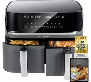 Klamer Heißluftfritteuse Duo 9 L von KLAMER