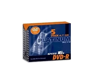 Best Media Platinum DVD-R 16x (4,7 GB) Spindel von Platinum