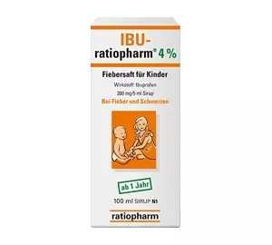 Ratiopharm Ibu-ratiopharm 4% Fiebersaft für Kinder von ratiopharm