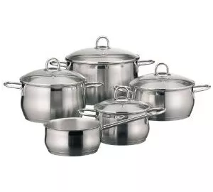 ELO Kochtopf-Set Platin (5-teilig) von ELO
