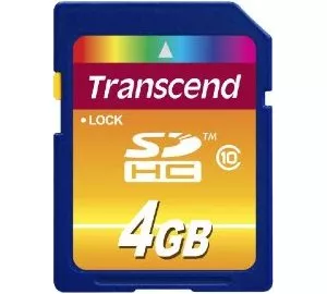 Transcend SDHC Class 10 (4 GB) von Transcend