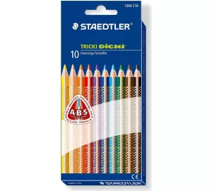 Staedtler Tricki Dicki 10 Dreieckige Farbstifte von STAEDTLER