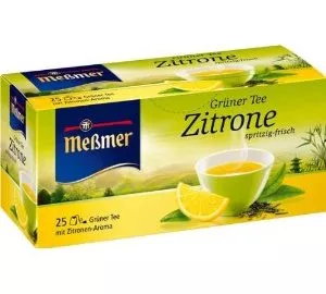 Meßmer Grüner Tee Zitrone, Beutel von Meßmer
