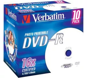Verbatim DVD-R 16x (4,7 GB) von Verbatim