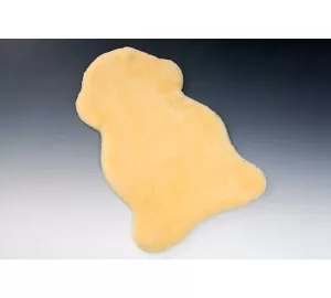 Christ Babysweet Lammfell geschoren, natur Gr. 2 +/- 85 cm in gelb von Werner Christ