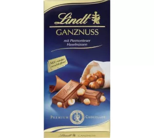Lindt Ganznuss mit Piemonteser Haselnüssen in braun von Lindt