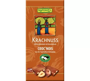 Rapunzel Krachnuss Milchschokolade mit Haselnüssen von Rapunzel